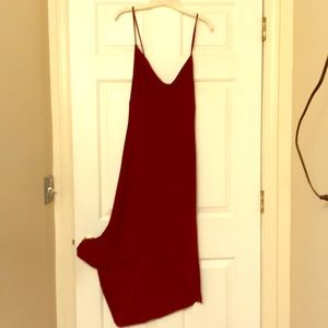 NWOT Adorable burgundy shimmer party dress
